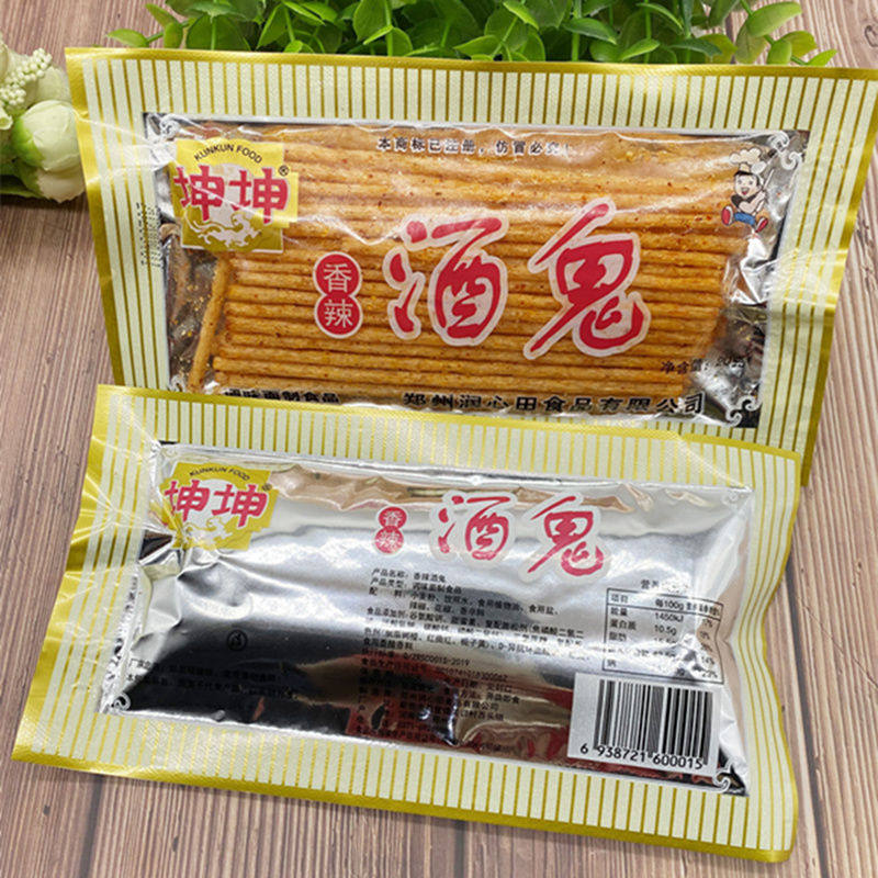 零食坤坤酒鬼辣条麻辣10包8090怀旧200g1200g规格面筋制品