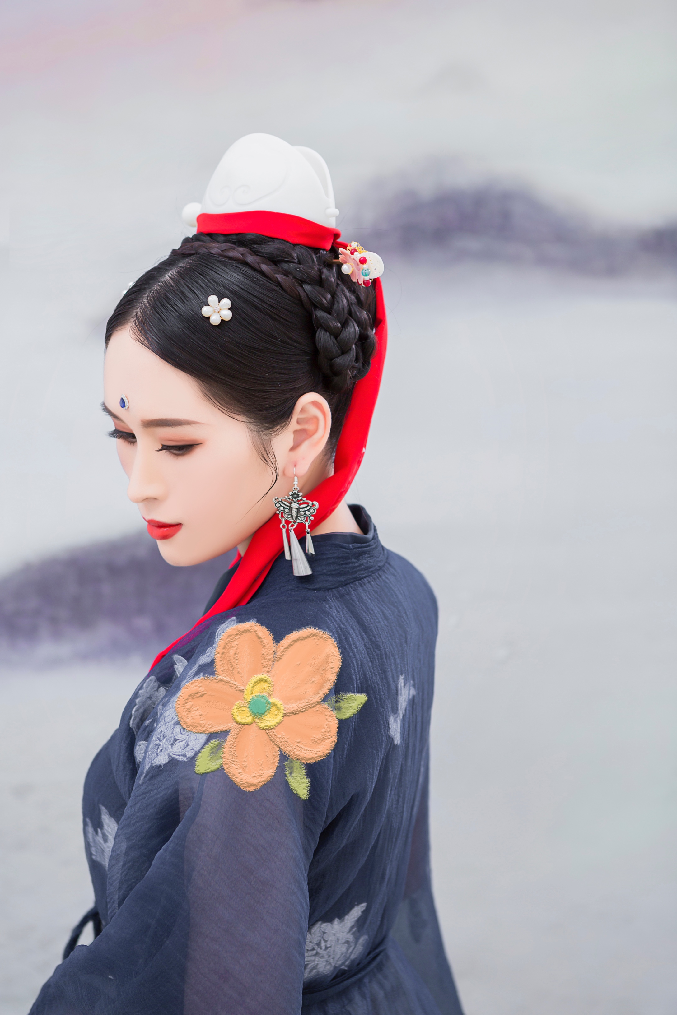 良造宋女冠小青蛙发冠发簪汉服配饰宋风3d发饰