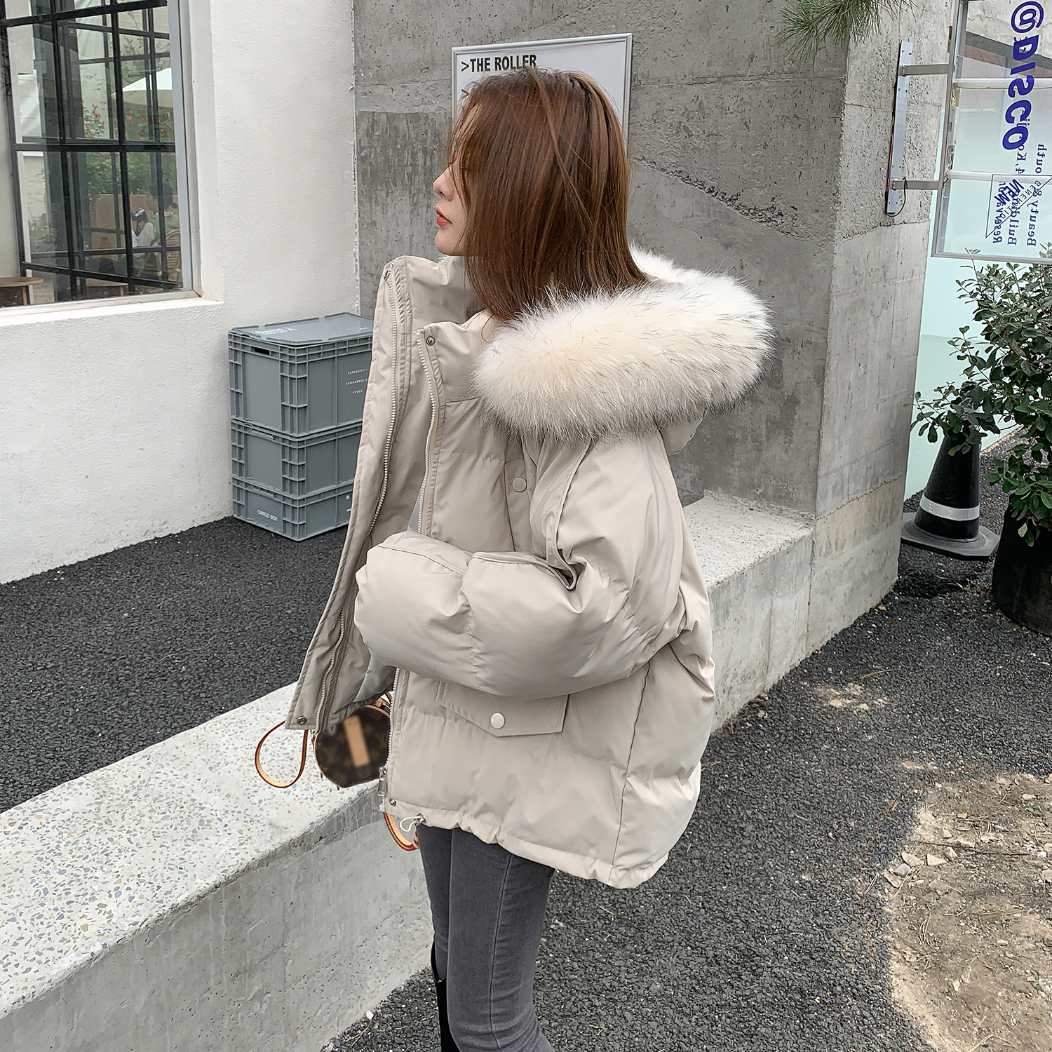 羽绒棉服女短款2021年新款秋冬季韩版小个子加厚面包服棉袄外套衣