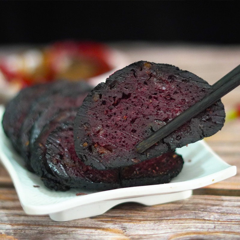 陕南特产馍馍安康猪血粑粑石泉农家手工手工制豆腐干