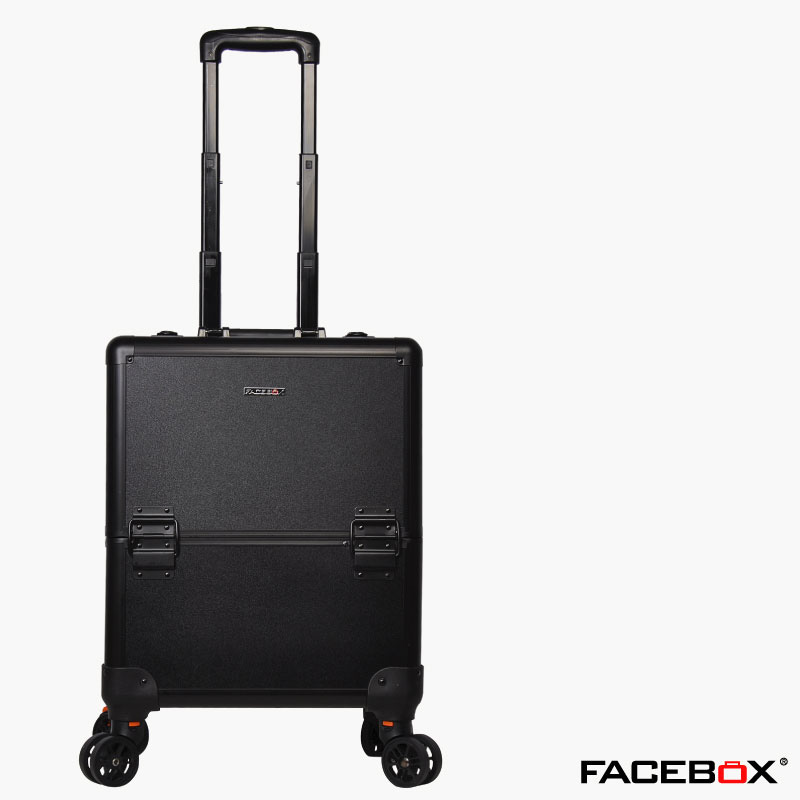 facebox拉杆专业化妆箱跟妆师万向双轮带刹车大号多层纹绣美甲箱