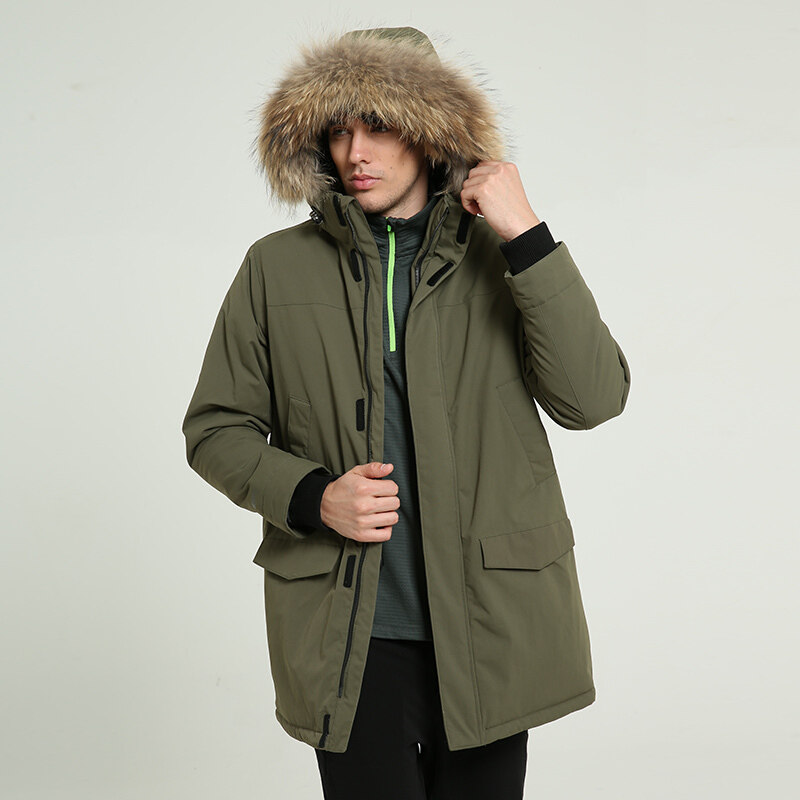 肯励男装新款户外户外运动运动服休闲中长跑步时尚运动棉衣