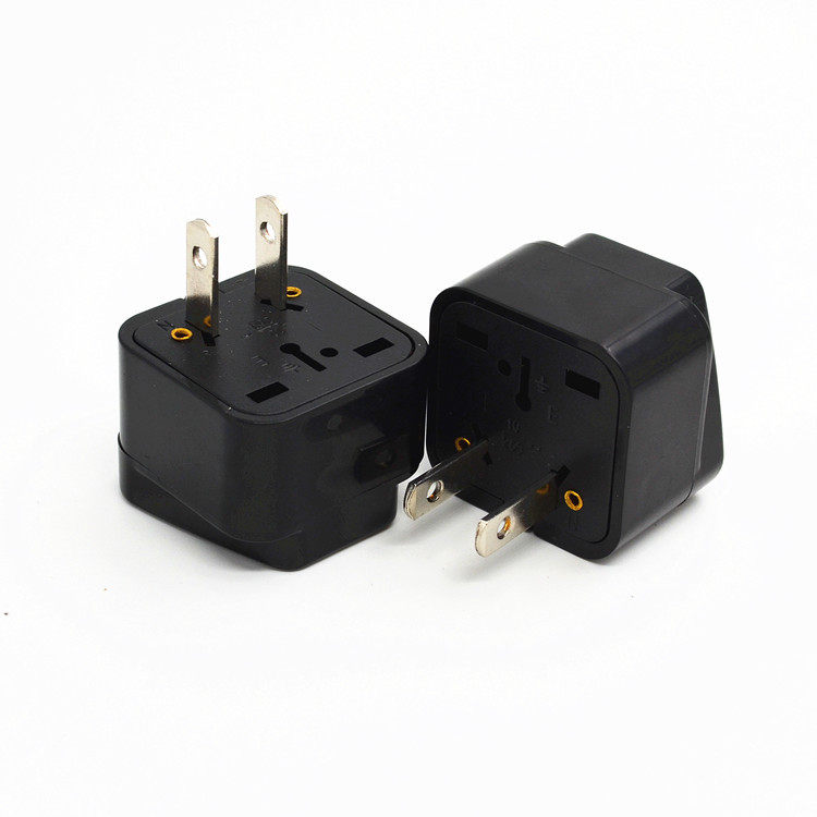 美标转换器三孔插座转换插头适用于美国台湾日本插头