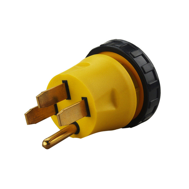 插头美规旅游房车游艇船用岸电转换nema1450pto转换插头