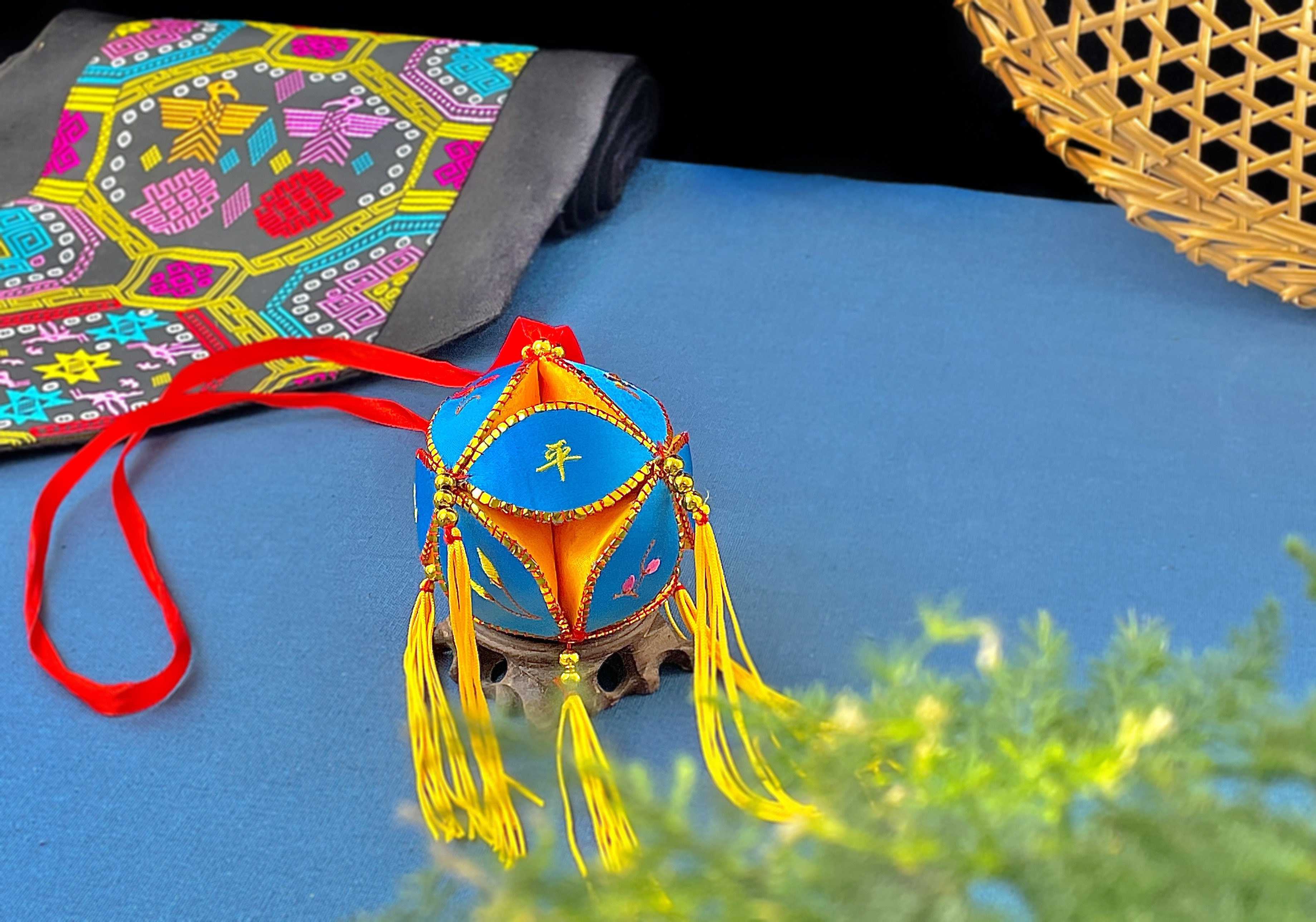 绣球手工8cm广西特色民族艺品三月三爱情信物壮绣