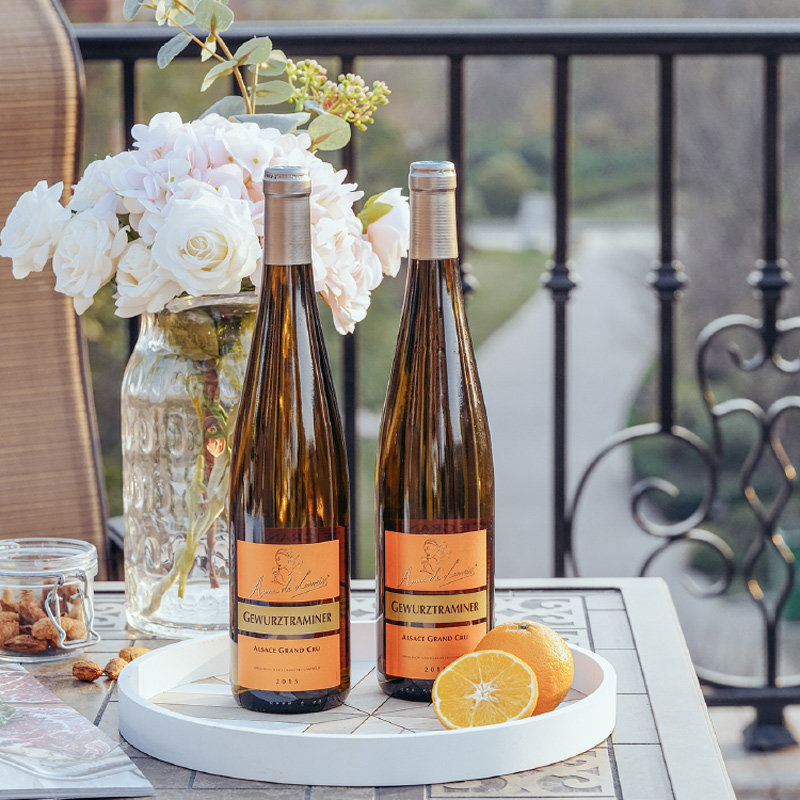 法国进口红酒阿尔萨斯特级alsacegrandcru琼瑶半甜白葡萄酒干白静态
