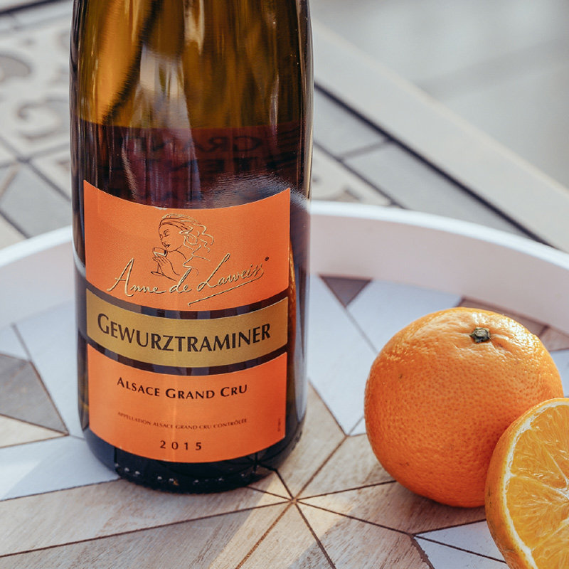 法国进口红酒阿尔萨斯特级alsacegrandcru琼瑶半甜白葡萄酒干白静态