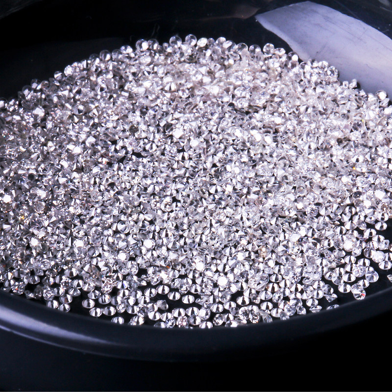 天然南非碎钻石1分5分10分20分小钻石散钻 镶嵌厘钻diy裸钻定制