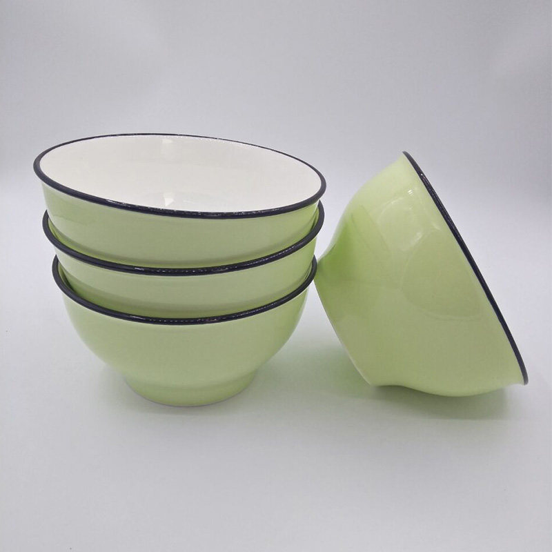 特价4个6英寸面碗 大碗泡面碗大号碗大汤碗陶瓷家用大饭碗 可微波