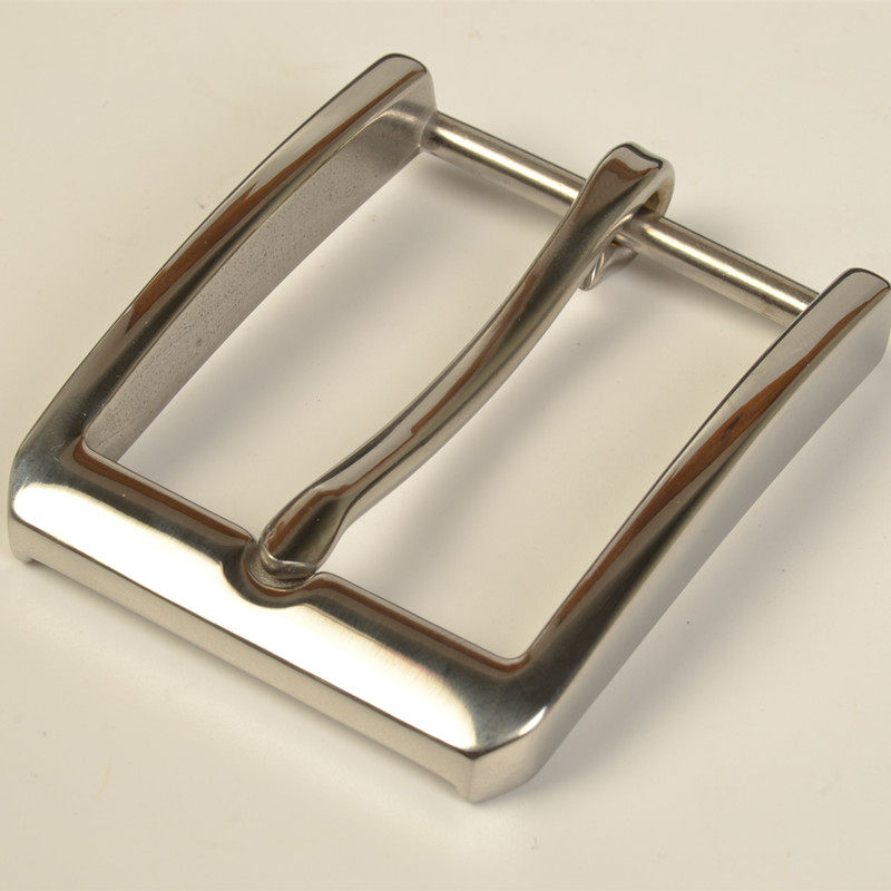 男士不锈钢皮带扣头针扣口字纯钢带扣皮带扣