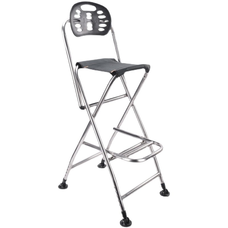 桥筏不锈钢椅子筏钓可折叠升降钓椅新款便携桥伐钓鱼椅凳