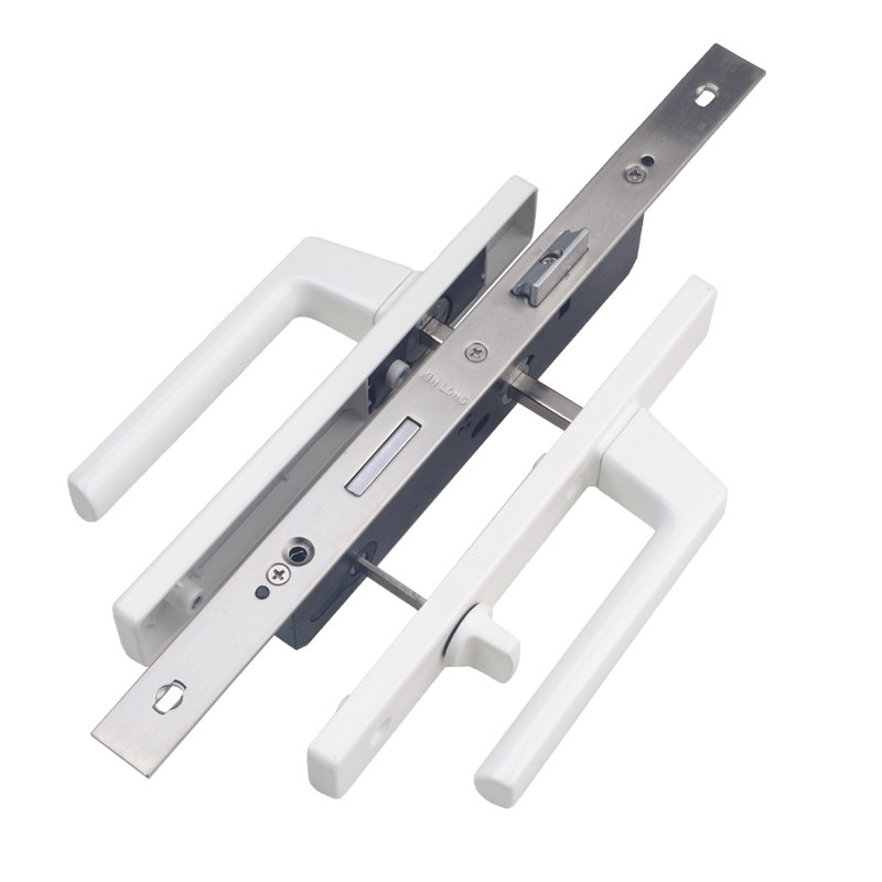 门锁kinlong坚朗断桥铝合金把手阳台保险执手机械门锁