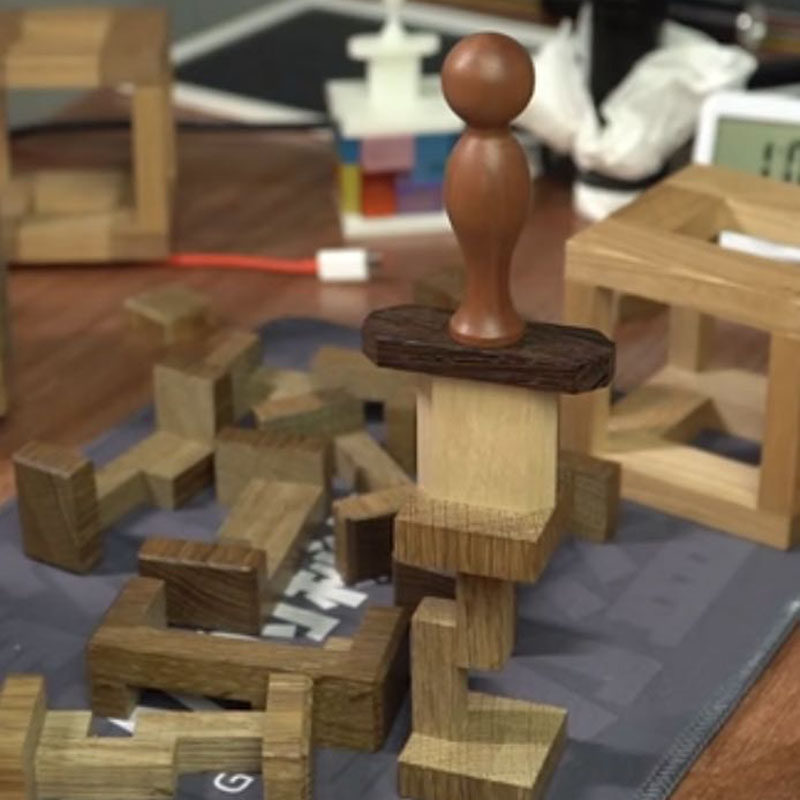 圣剑puzzle木质10级烧脑超难box解密解锁益智拼图