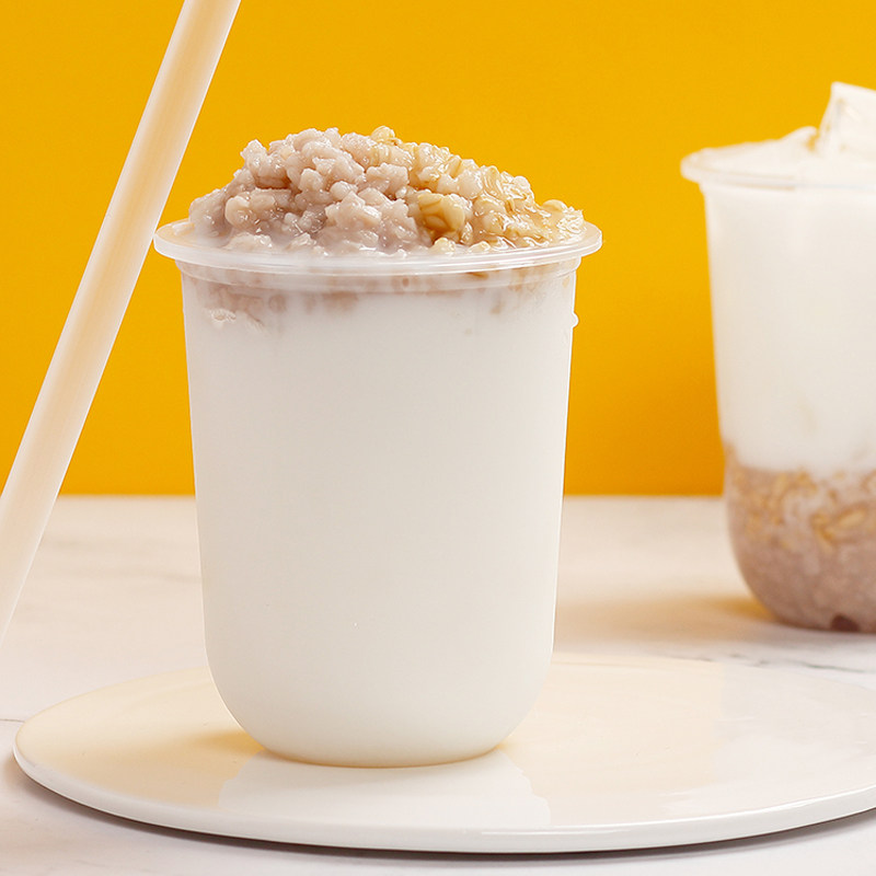 奕方青稞罐头奶茶茶店专用开罐即食早餐燕麦水果罐头