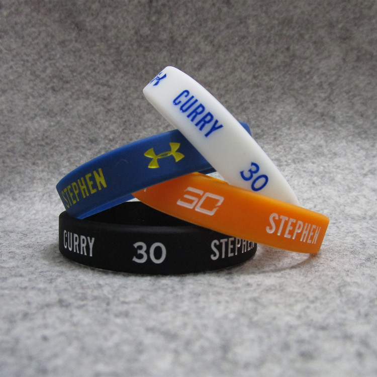 stephencurry库里安标运动手环硅胶30号腕带球迷篮球球迷用品