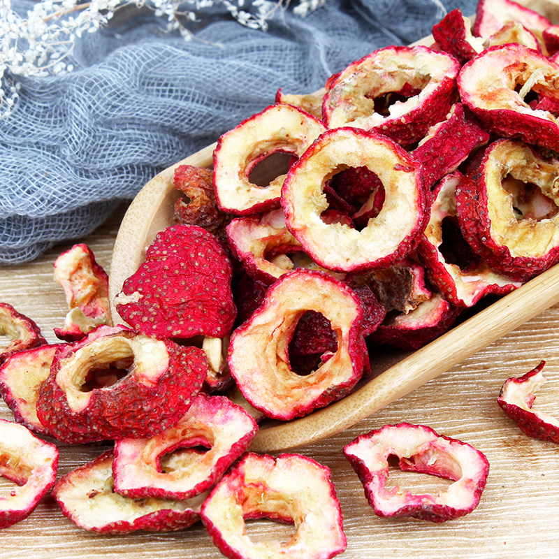 山楂无籽中心山楂片罐装中药材无核干泡天然特级山楂类制品