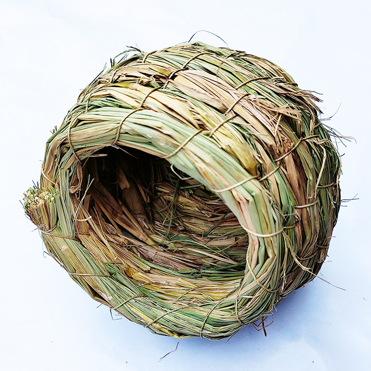 稻草编织芦丁鹌鹑鸽子草窝下蛋宠物鸡窝户外鸟禽其他