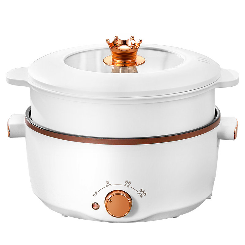 多功能煮锅电炒蒸煮一体宿舍学生生煮面小电锅电热火锅