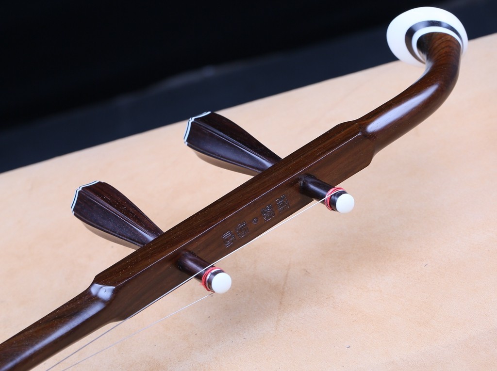 二泉老红红木二胡陈年精制明清旧料低音二胡