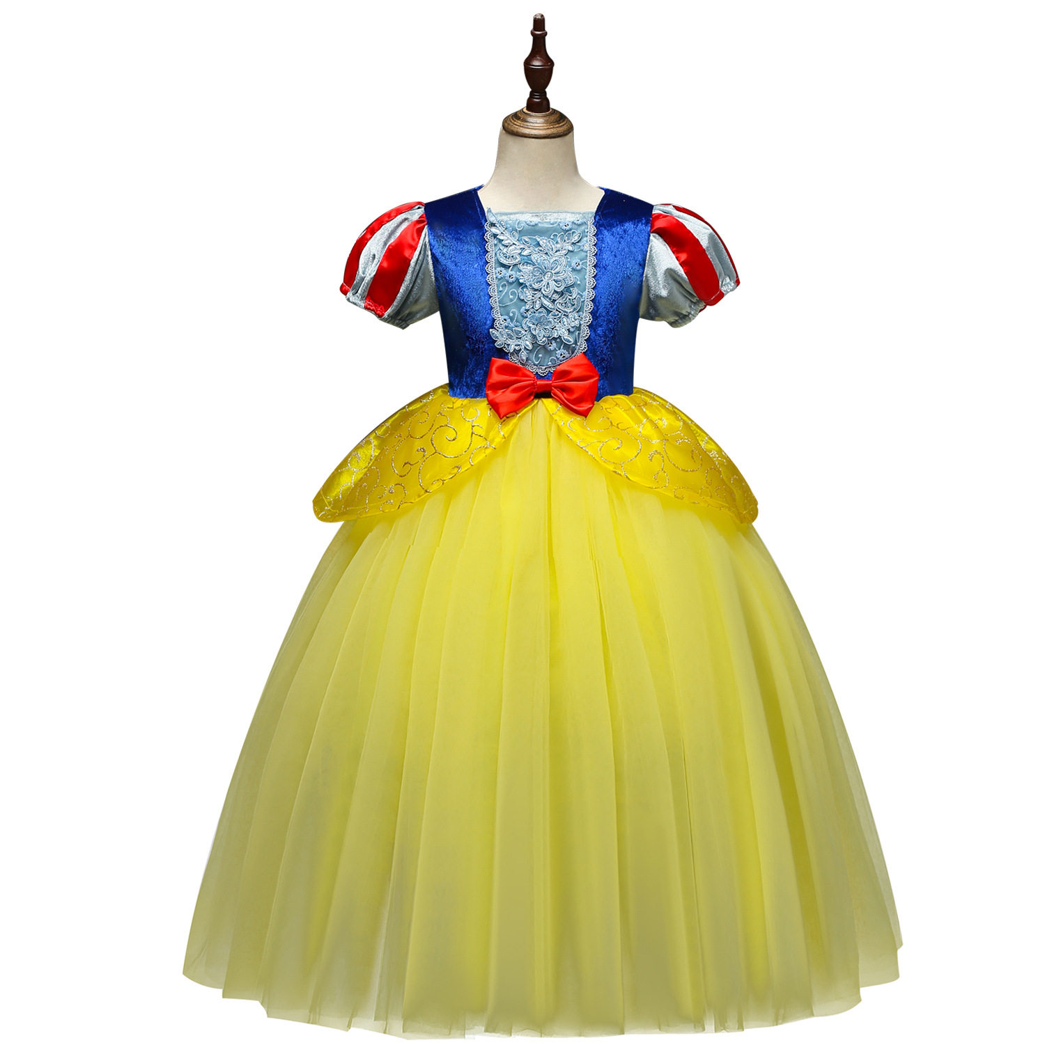 2021女童白雪公主裙子六一连衣裙夏装蓬蓬纱冰雪奇缘儿童礼服