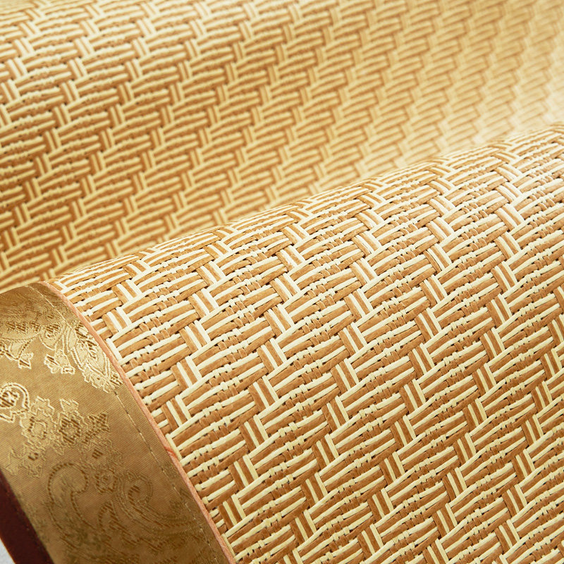 天然无味藤席防滑双面纯藤直筒浅色雪藤加厚藤席