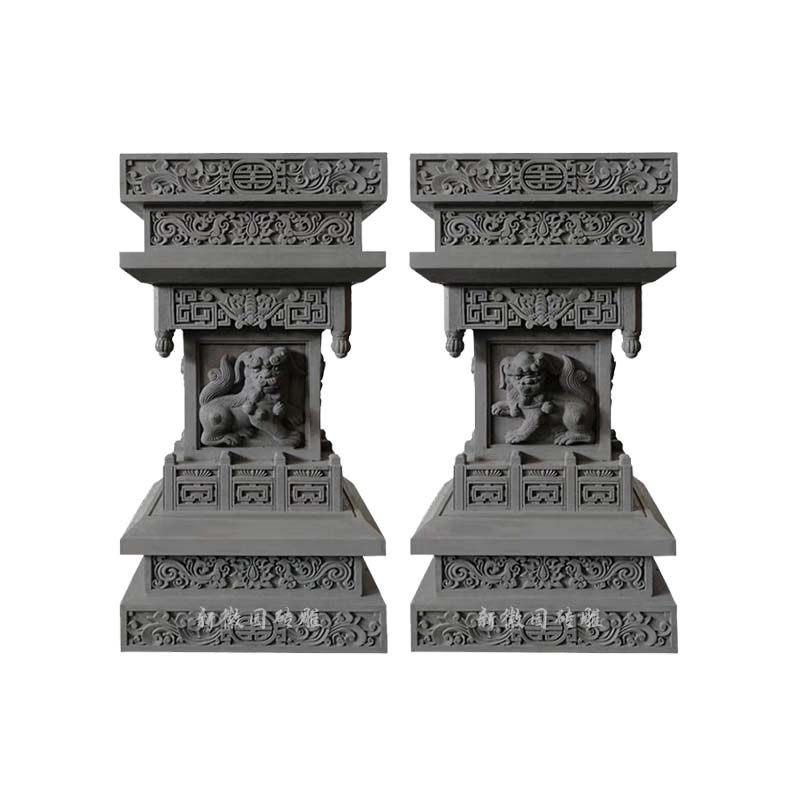 砖雕四合院墙面装饰之墀头古建园林徽派文化背景墙砖雕