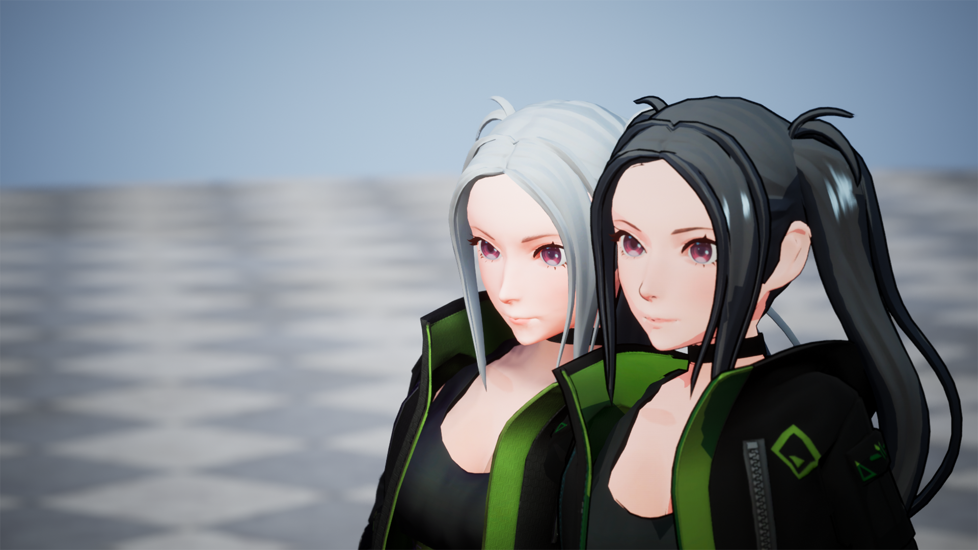 赛博朋克可爱女孩女生角色动画虚幻ue4cyber设计素材