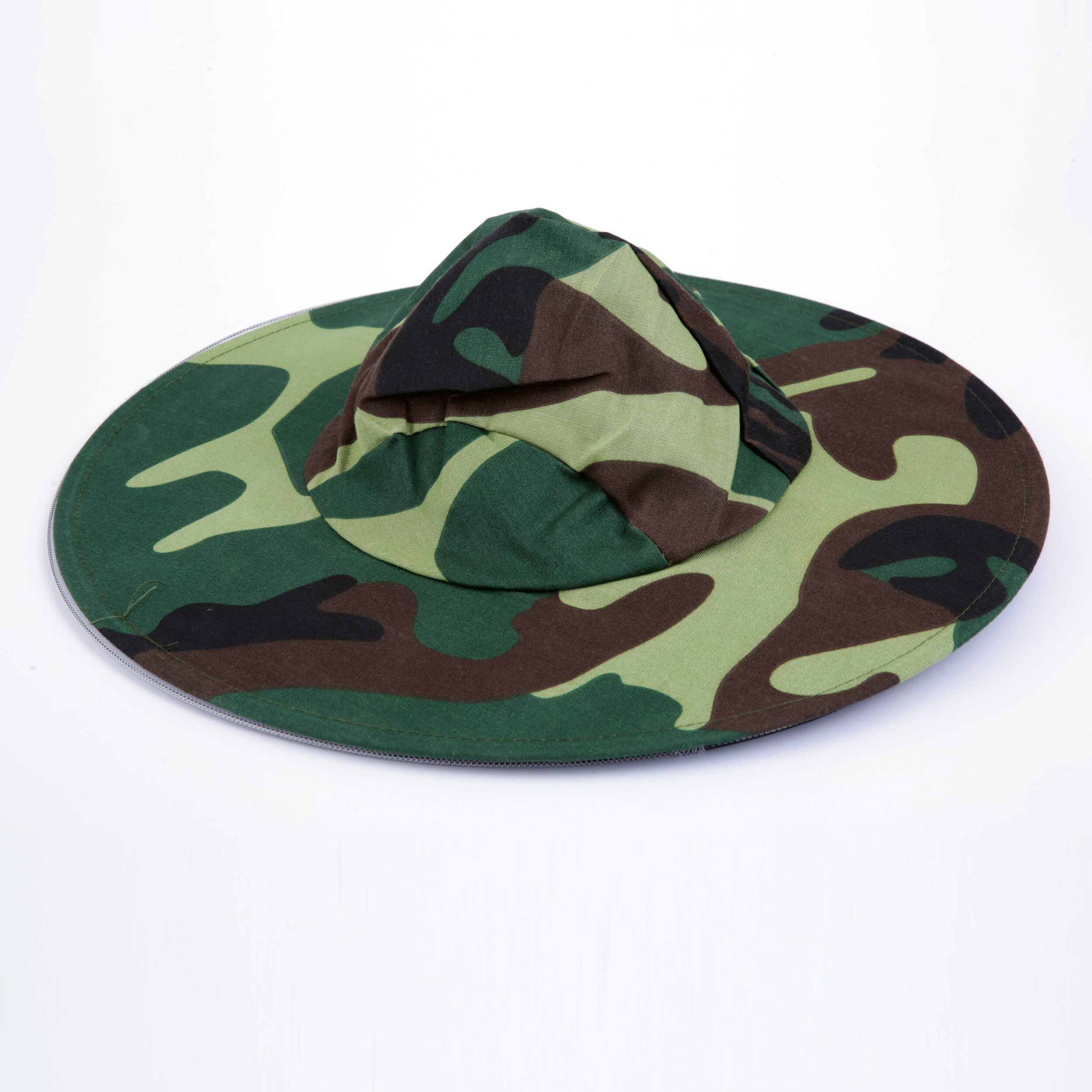 迷彩蜂帽防蜂蜜蜂帽防蜂服养蜂工具防护帽防晒垂钓防蚊