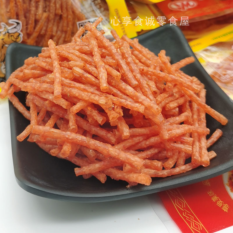 千里怀旧零食毛钱儿时千里香8090辣条肉丝素牛面筋制品
