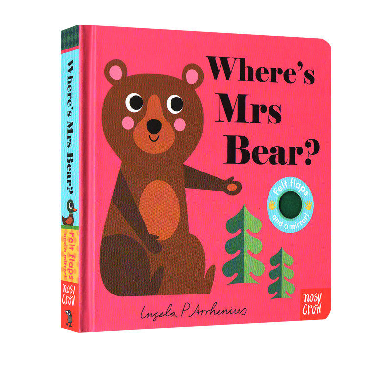 翻翻翻书英文板书nosy绘本认知早教发展感官儿童读物原版书