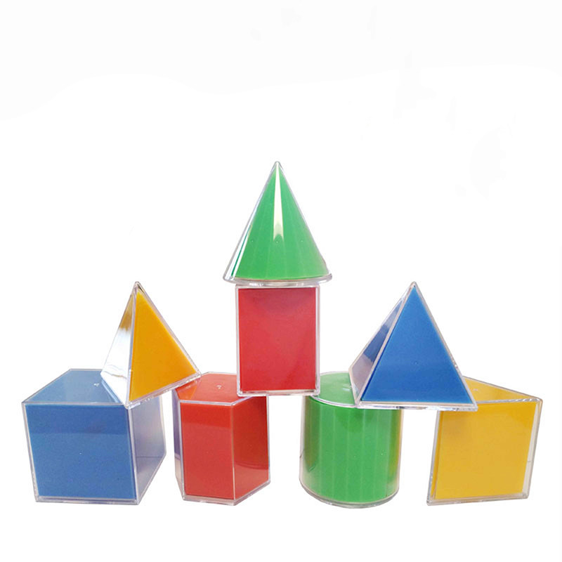 【8件套展开】立体几何形体模型可分解 表面积展开演示 演示模型