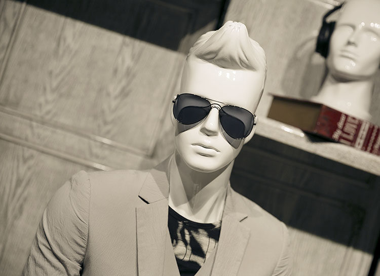 服装模特道具男全身高光亮白 橱窗陈列展示假人体韩版时尚男装架