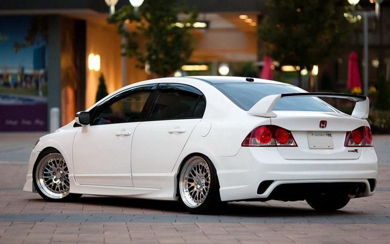 尾翼思域fd2思铭适用于本田改装尾翼