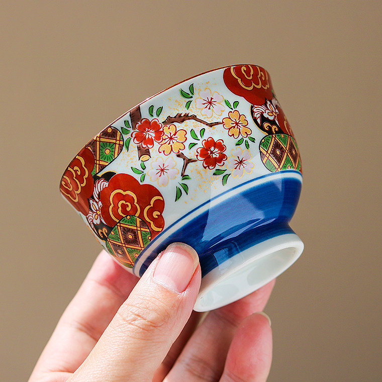 日本进口波佐见烧描金茶杯日式手工提梁结婚结婚礼功夫茶具