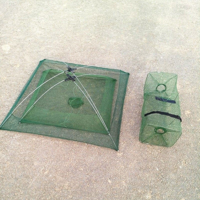 可折叠抬网搬网捉虾扒鱼垂钓小龙虾螃蟹泥鳅提网鱼网