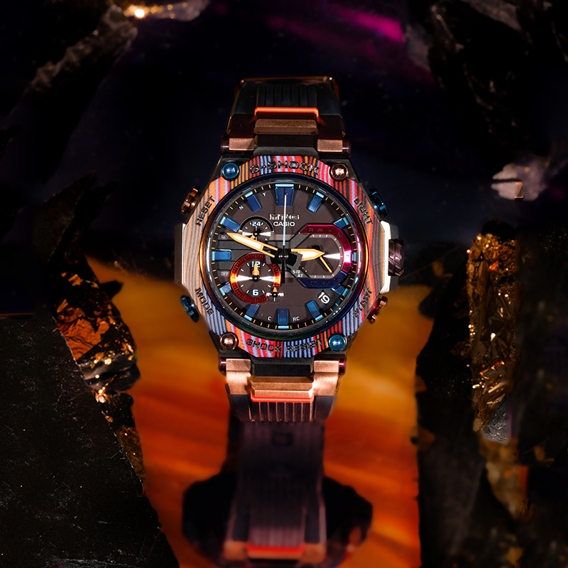 卡西欧手表男彩虹山2021限量gshock太阳能电波casio海神mtgb2000