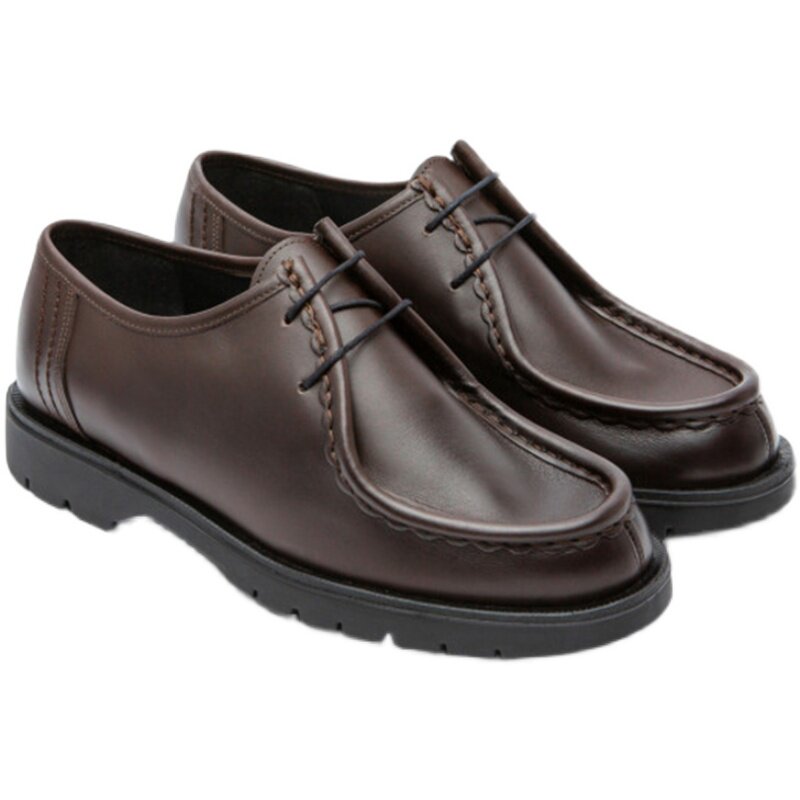 法国正品kleman手工低帮复古皮鞋通勤胶底现货休闲皮鞋