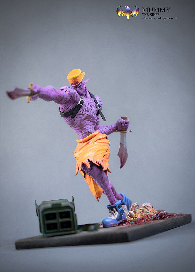 toysevolution工作室街机游戏系列第一名将老大木乃伊手办