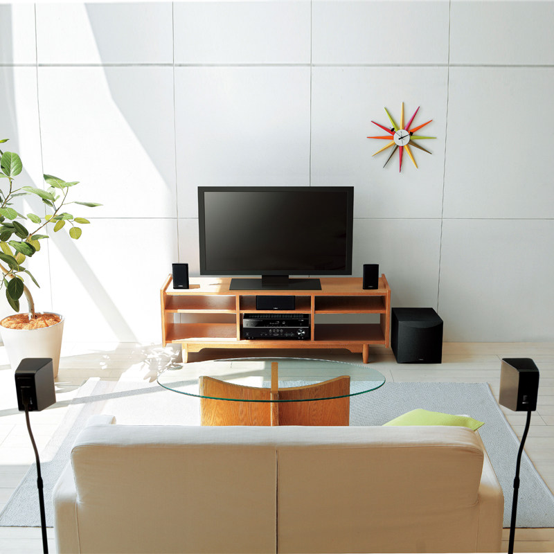 音响yamaha雅马哈nsp41卫星家用壁挂家庭影院客厅音箱hifi套装