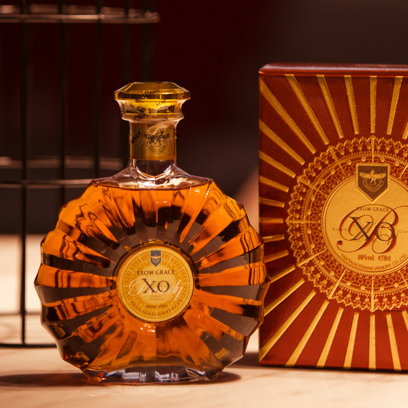 洋酒送一xo白兰地法国进口原酒伊洛格雷斯xo白兰地