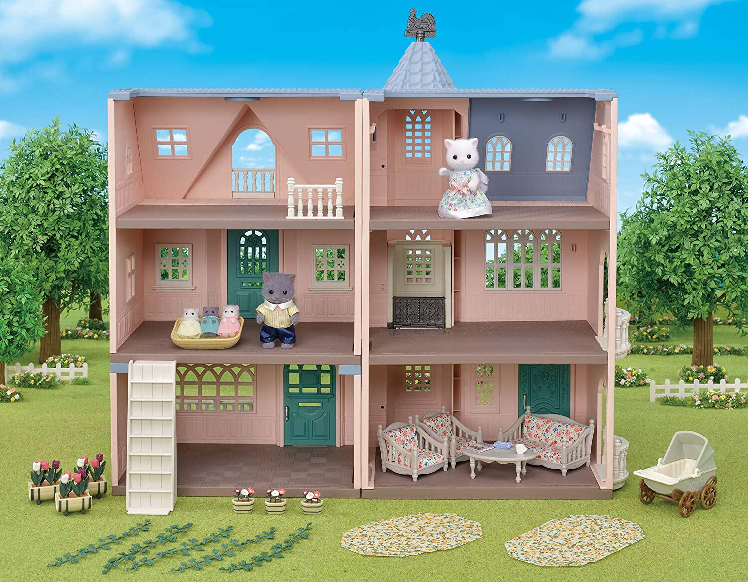 35周年限定日版森贝烟熏超级别墅家家过家家玩具