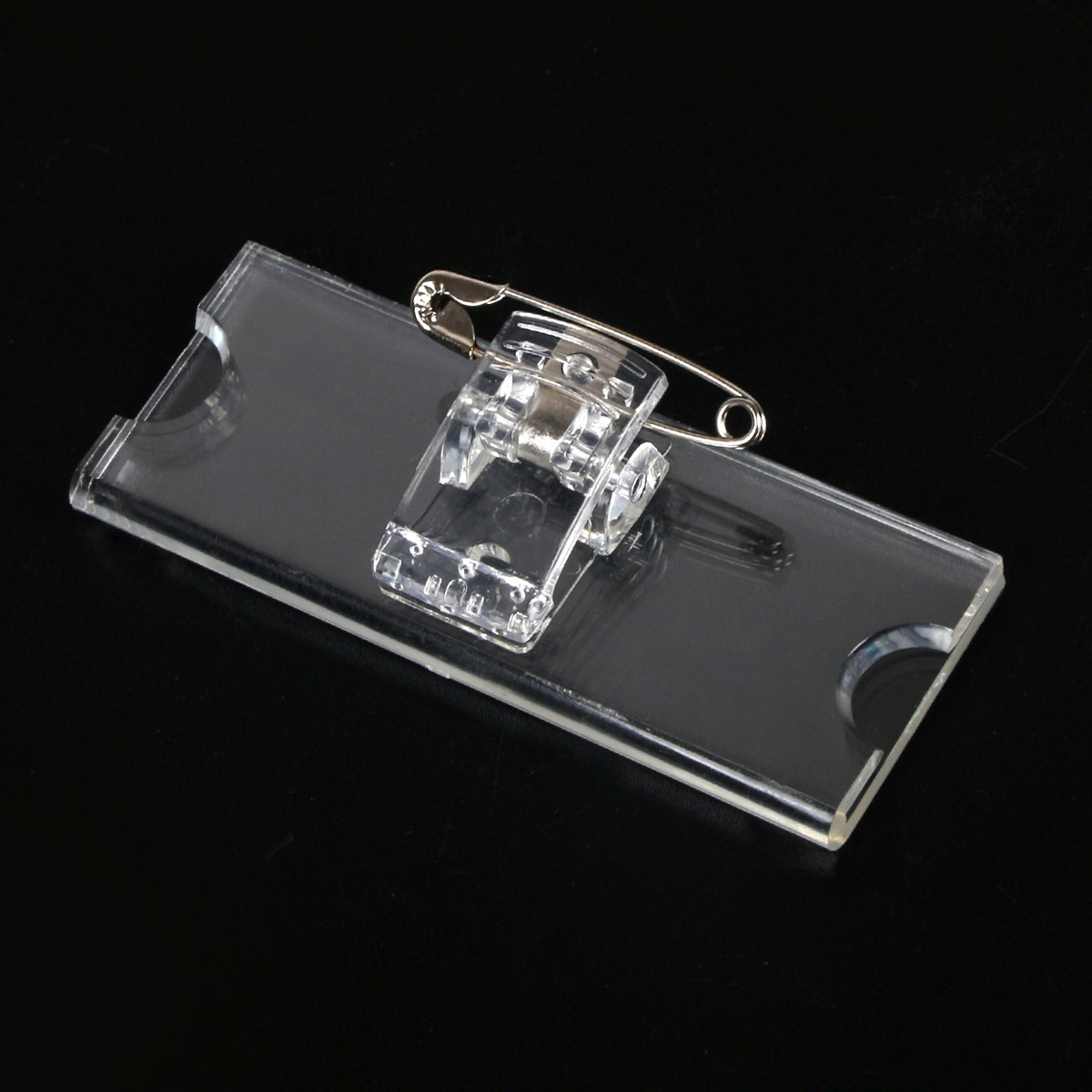 科记工作牌卡套胸卡别针员工透明胸牌厂牌工号卡套