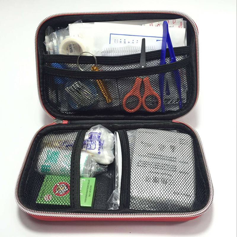 家庭户外车载急救包套装 旅行便携小型医药包 家用车用应急医疗箱