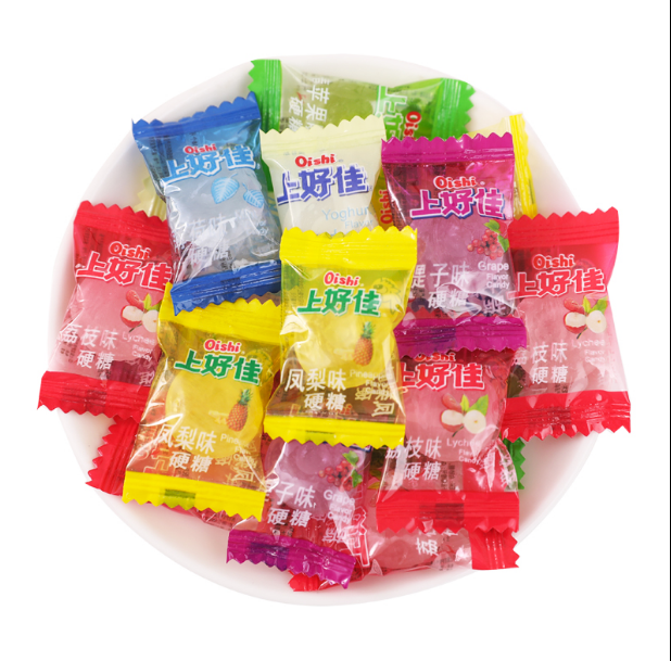上好佳果糖硬糖什锦混和水果果味袋装结婚喜糖传统糖果