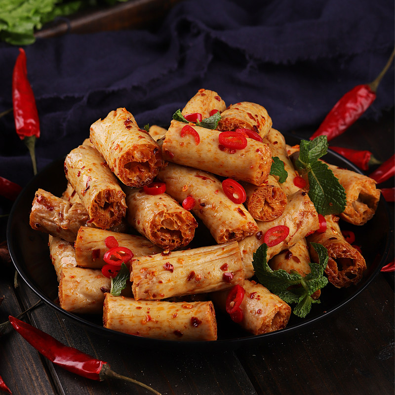 豆肠干货素豆素鸡肠串豆棍麻辣烫冒菜火锅食材其它干货