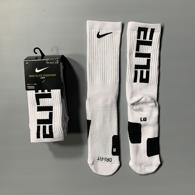 nike/耐克篮球袜男高帮cba长筒精英袜加厚毛巾底跑步运动训练袜子