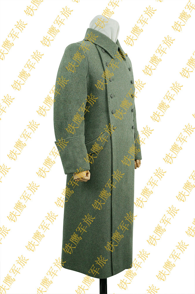 高级定制德军m40m42灰色士兵羊毛毛呢大衣毛呢大衣