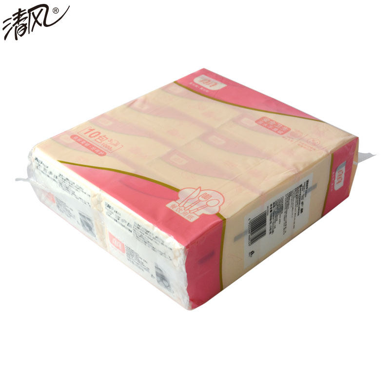 清风真真抽纸整箱30包家用实惠餐饮酒店小包抽纸