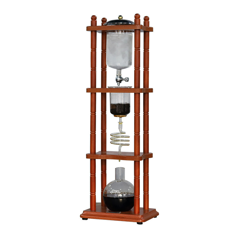 咖啡壶冷萃tiamo冰滴原木支架冰滴壶商用家用冰酿咖啡壶