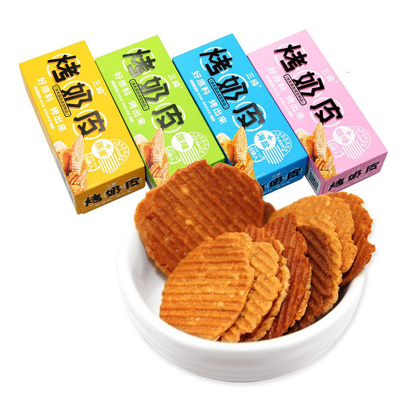 三纯烤奶皮 网红款内蒙古风味特产54g孕妇儿童食品奶皮子奶茶伴侣